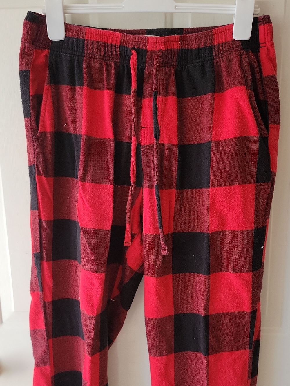 Old Navy Red and Black Buffalo Plaid Pants